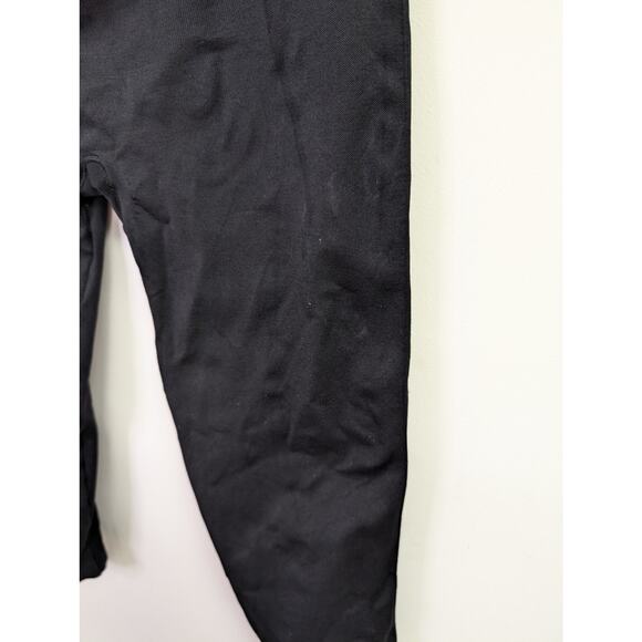 Blanqi Maternity Belly Support Crop Leggings Over the Belly Black Large - Picture 4 of 8